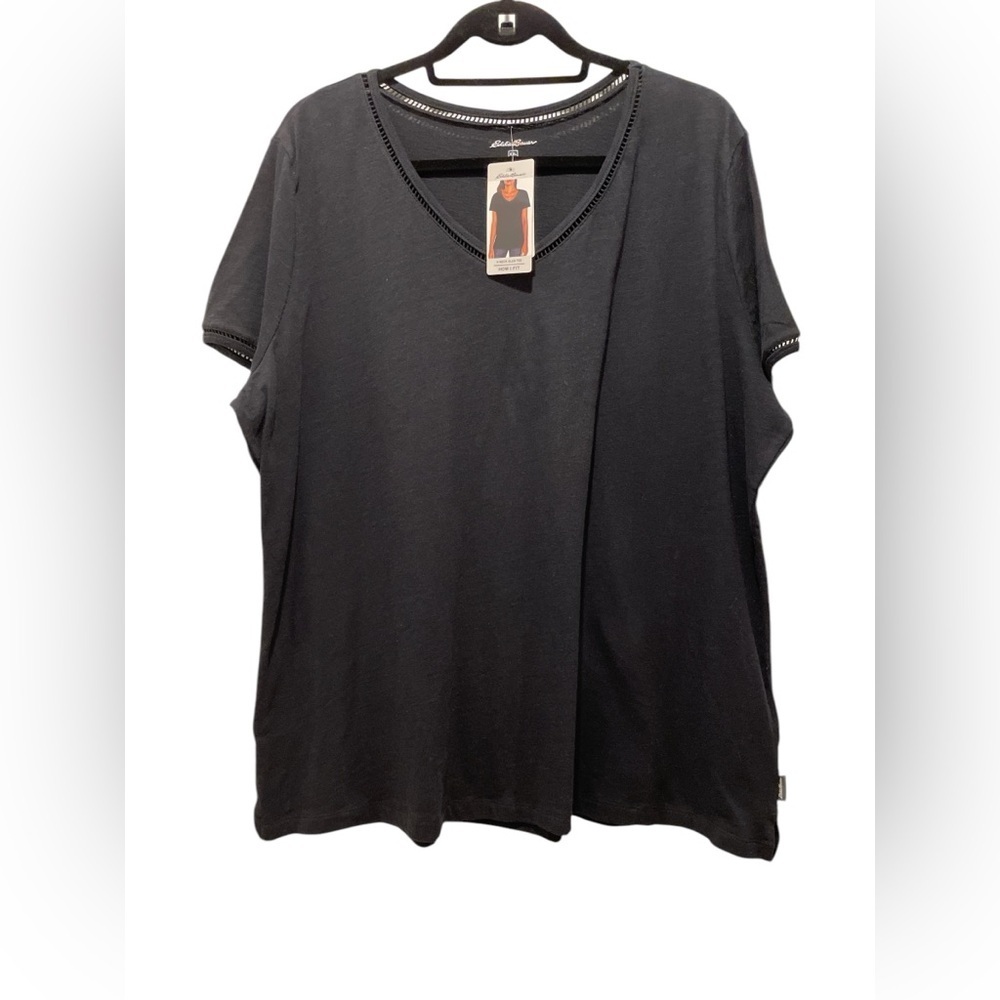 Eddie Bauer V-neck Slub Tee size XXL